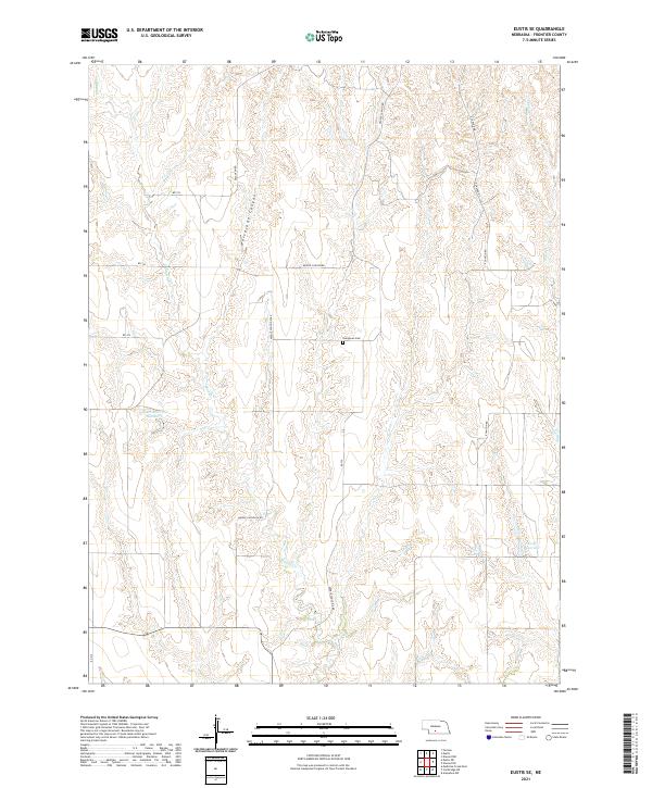 Eustis SE, NE — USGS 7.5-minute topo (2021)