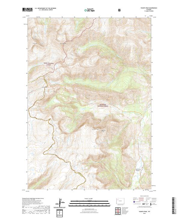 Younts Peak, WY — USGS 7.5-minute topo (2021)