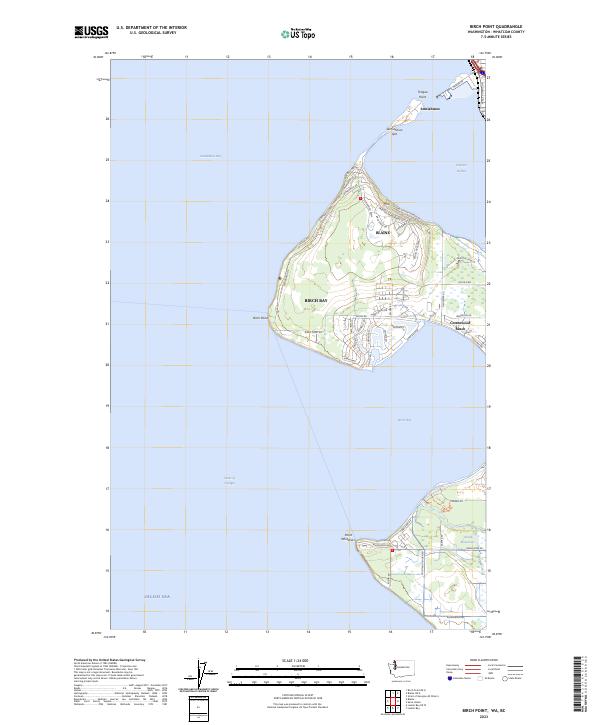 Birch Point, WA-BC — USGS 7.5-minute topo (2023)