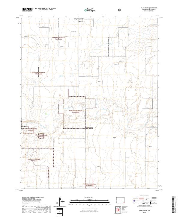 Vilas South, CO — USGS 7.5-minute topo (2022)