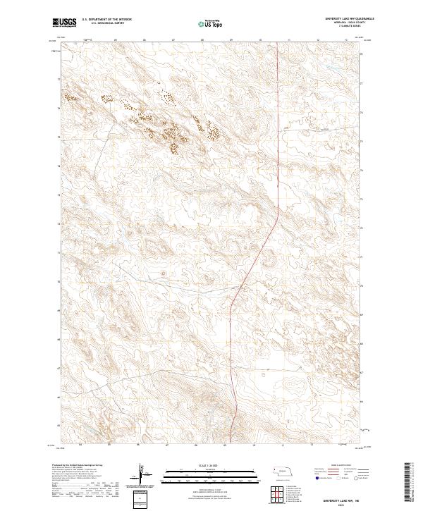University Lake NW, NE — USGS 7.5-minute topo (2021)