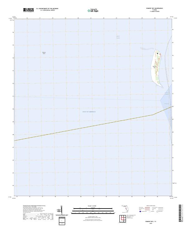 Egmont Key, FL — USGS 7.5-minute topo (2025)
