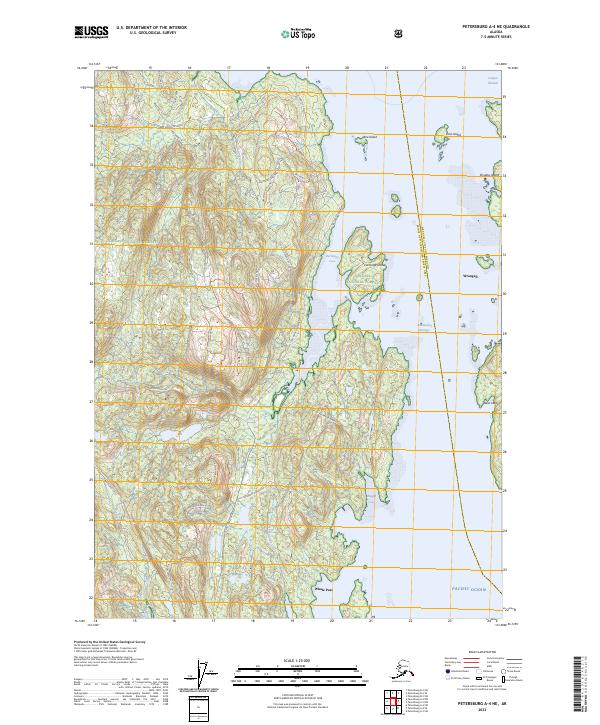 Petersburg A-4 NE, AK — USGS 7.5-minute topo (2023)