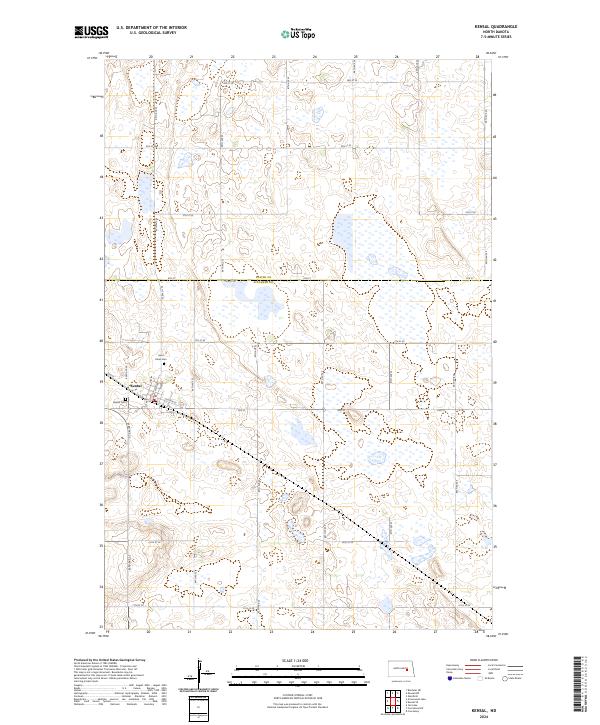 Kensal, ND — USGS 7.5-minute topo (2024)