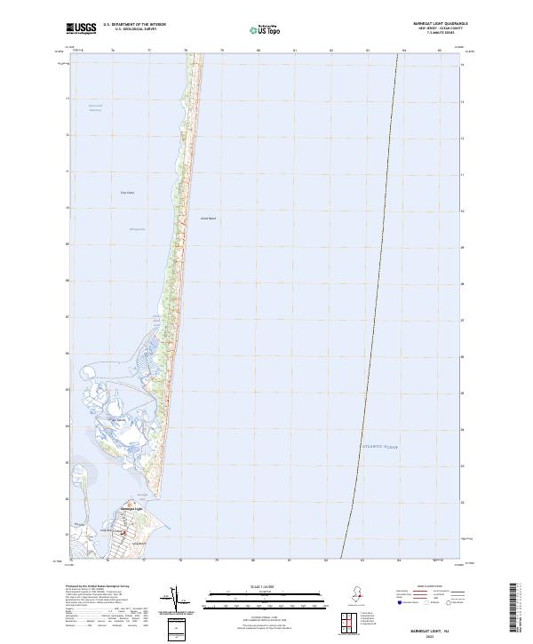 Barnegat Light, NJ — USGS 7.5-minute topo (2023)