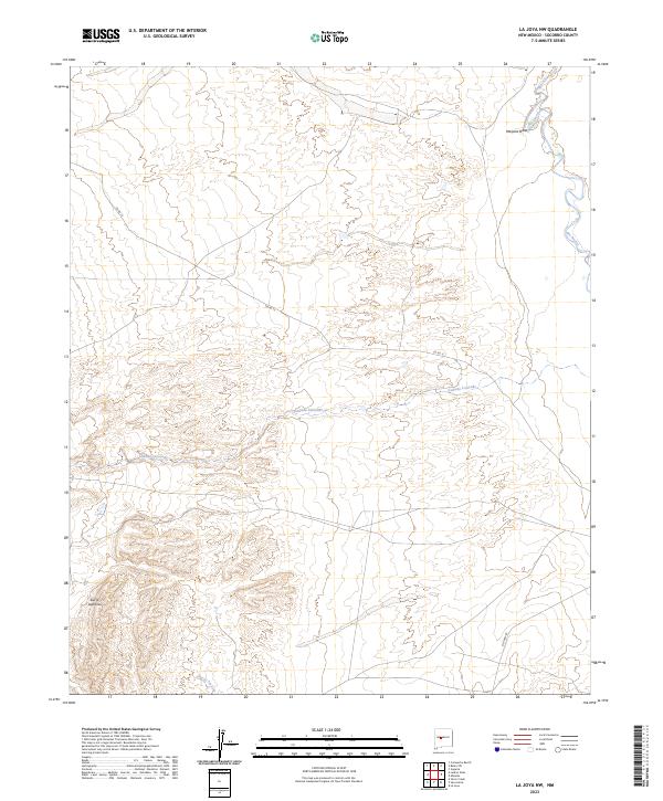 La Joya NW, NM — USGS 7.5-minute topo (2023)