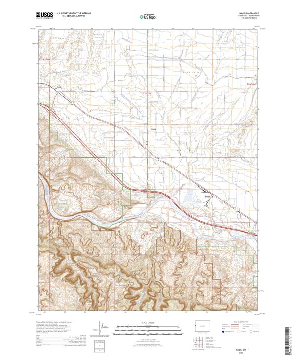 Mack, CO — USGS 7.5-minute topo (2026)