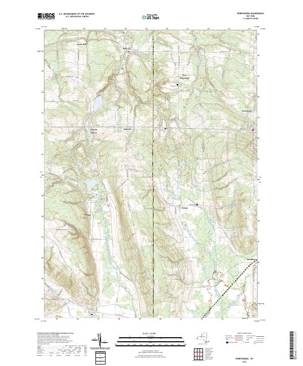 Perrysburg, NY — USGS 7.5-minute topo (2023)