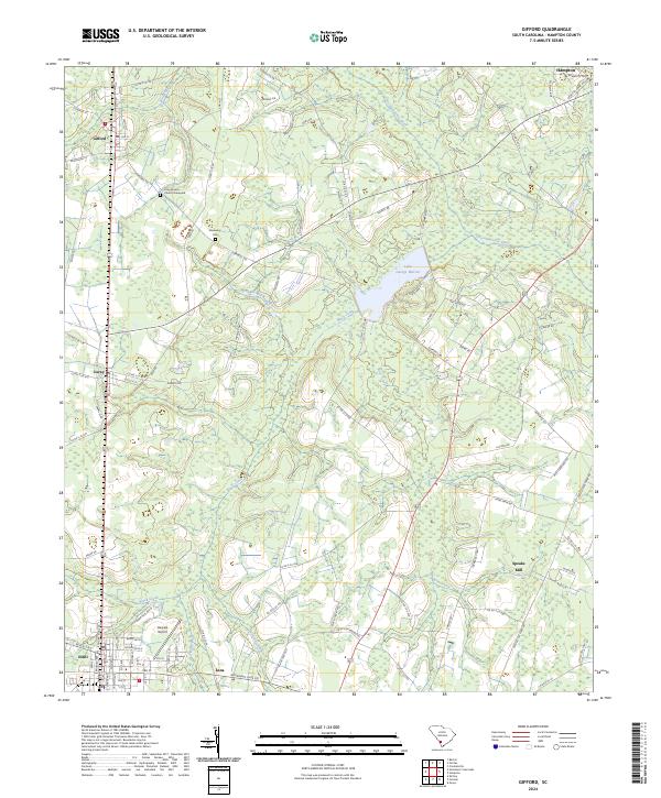 Gifford, SC — USGS 7.5-minute topo (2024)
