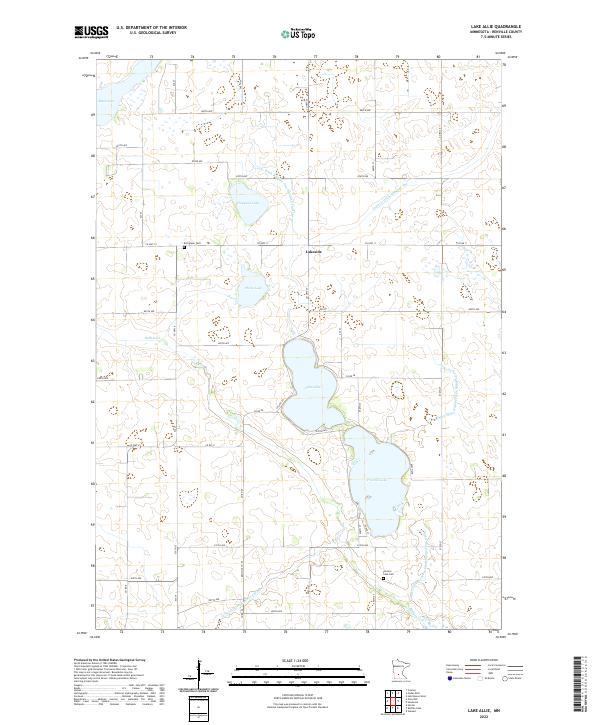 Lake Allie, MN — USGS 7.5-minute topo (2022)