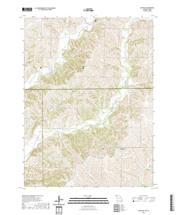 Hatfield, MO-IA — USGS 7.5-minute topo (2021)