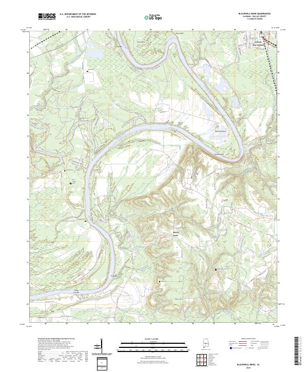 Blackwell Bend, AL — USGS 7.5-minute topo (2024)