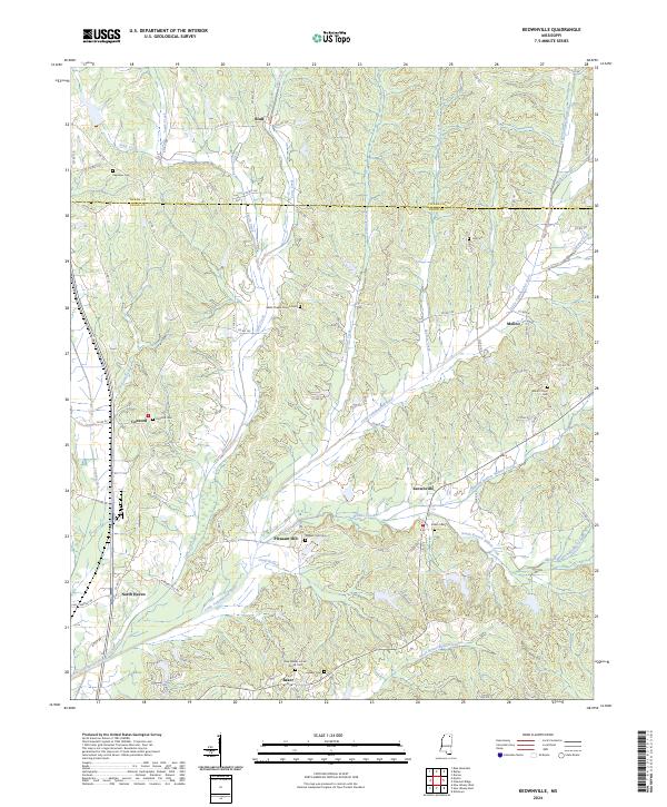 Keownville, MS — USGS 7.5-minute topo (2024)
