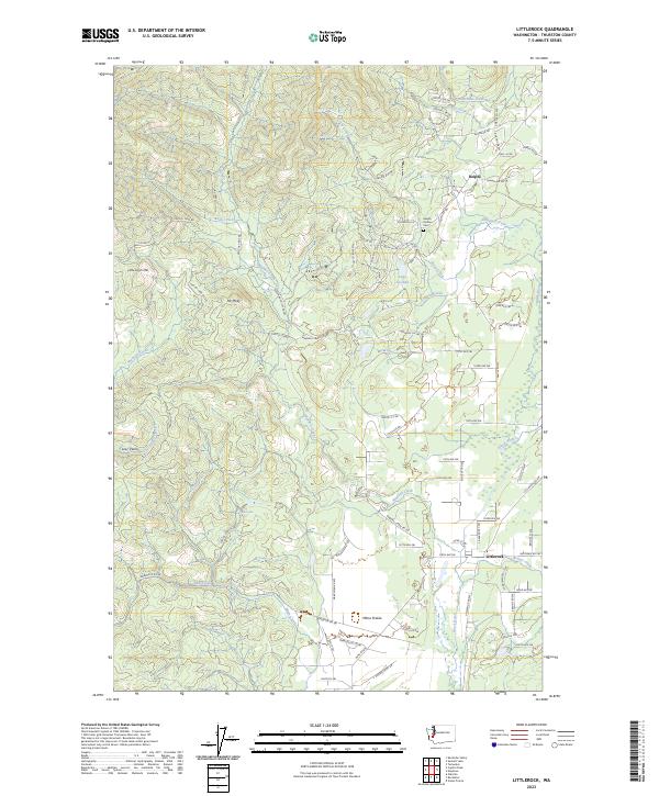 Littlerock, WA — USGS 7.5-minute topo (2023)