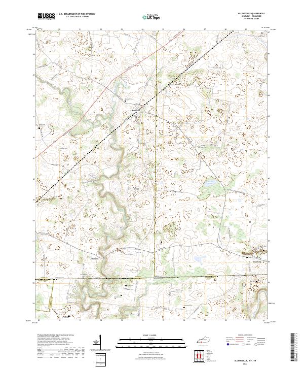 Allensville, KY-TN — USGS 7.5-minute topo (2022)