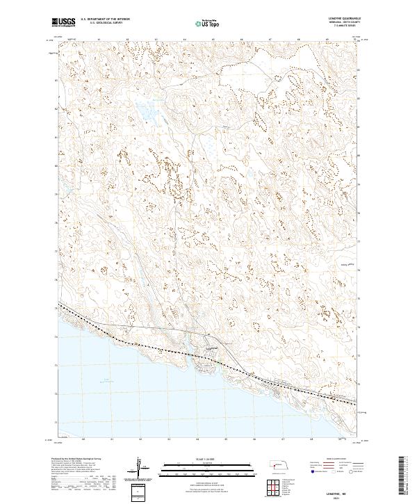 Lemoyne, NE — USGS 7.5-minute topo (2021)