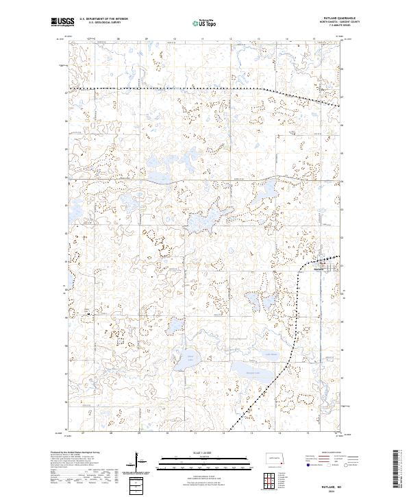 Rutland, ND — USGS 7.5-minute topo (2024)