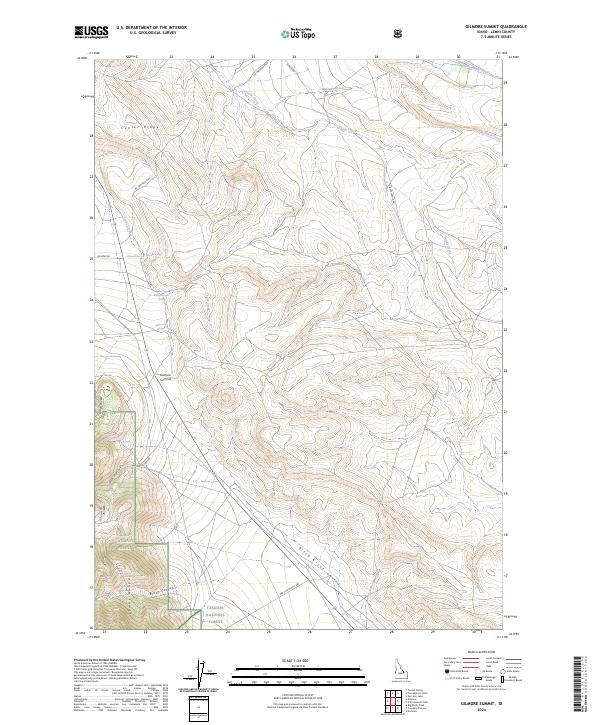 Gilmore Summit, ID — USGS 7.5-minute topo (2024)