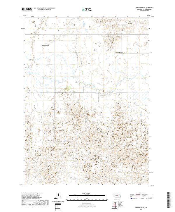 Mignery Ranch, NE — USGS 7.5-minute topo (2021)