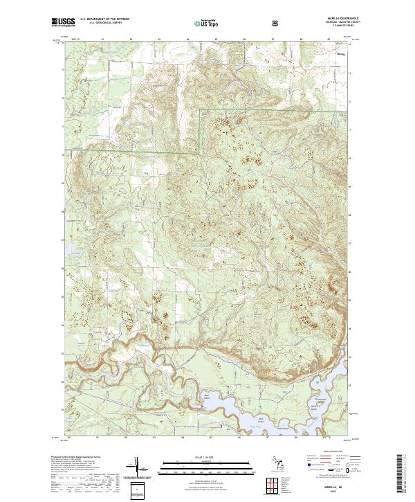 Marilla, MI — USGS 7.5-minute topo (2023)