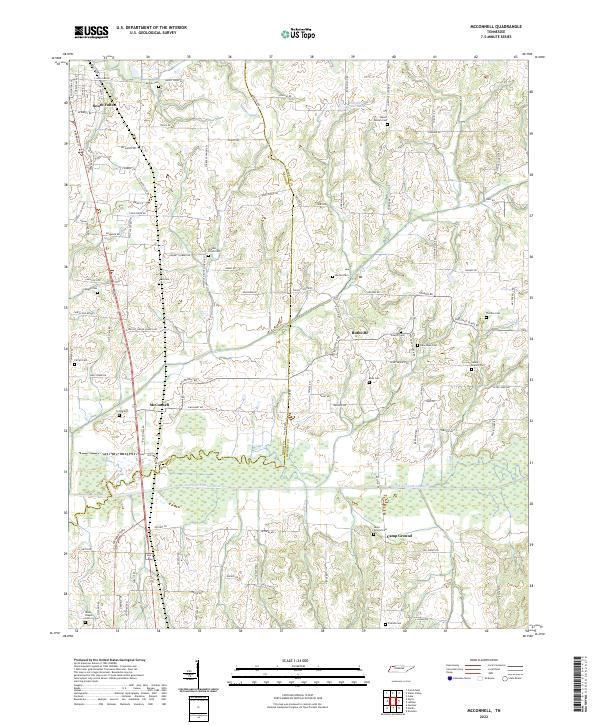 McConnell, TN — USGS 7.5-minute topo (2022)