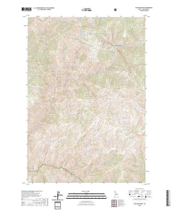 Yellowjacket, ID — USGS 7.5-minute topo (2024)