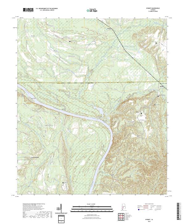 Hybart, AL — USGS 7.5-minute topo (2024)