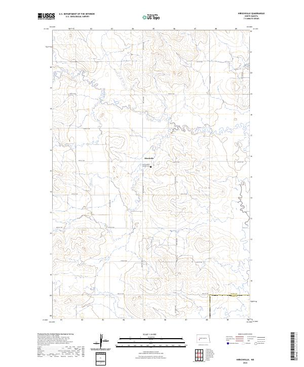Hirschville, ND — USGS 7.5-minute topo (2024)