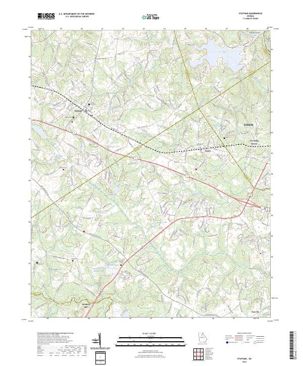 Statham, GA — USGS 7.5-minute topo (2024)