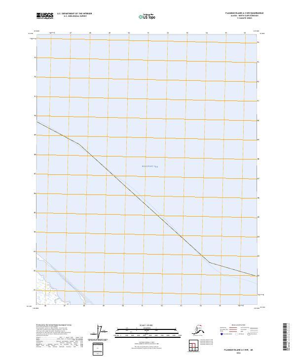 Flaxman Island A-3 NW, AK — USGS 7.5-minute topo (2024)