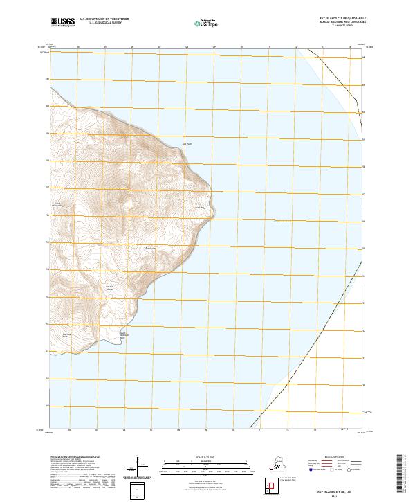Rat Islands C-5 NE, AK — USGS 7.5-minute topo (2021)