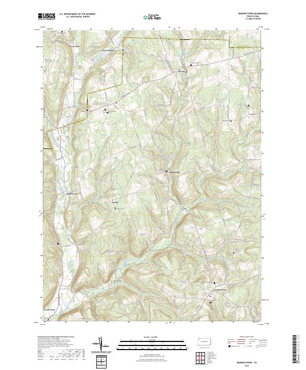 Dempseytown, PA — USGS 7.5-minute topo (2023)