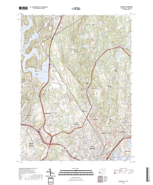 Glenville, CT-NY — USGS 7.5-minute topo (2024)