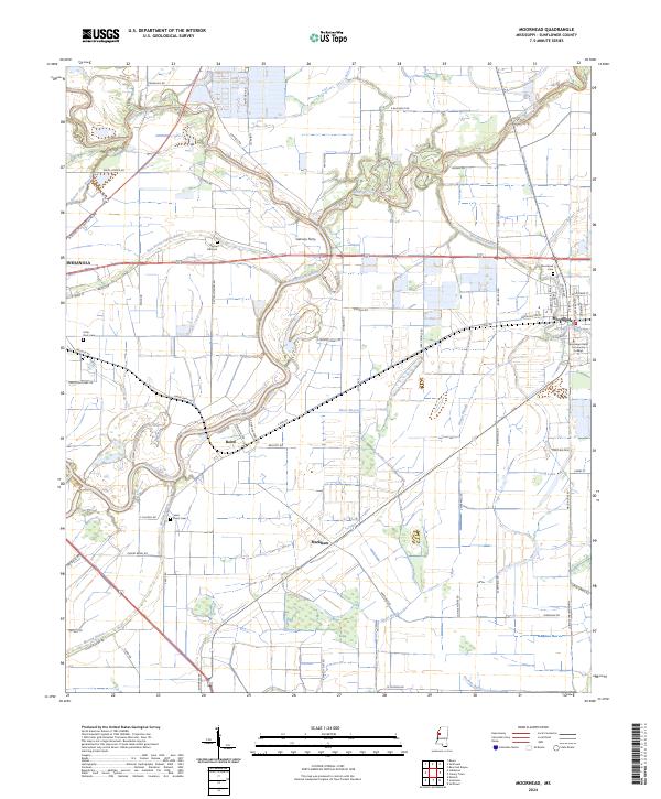 Moorhead, MS — USGS 7.5-minute topo (2024)