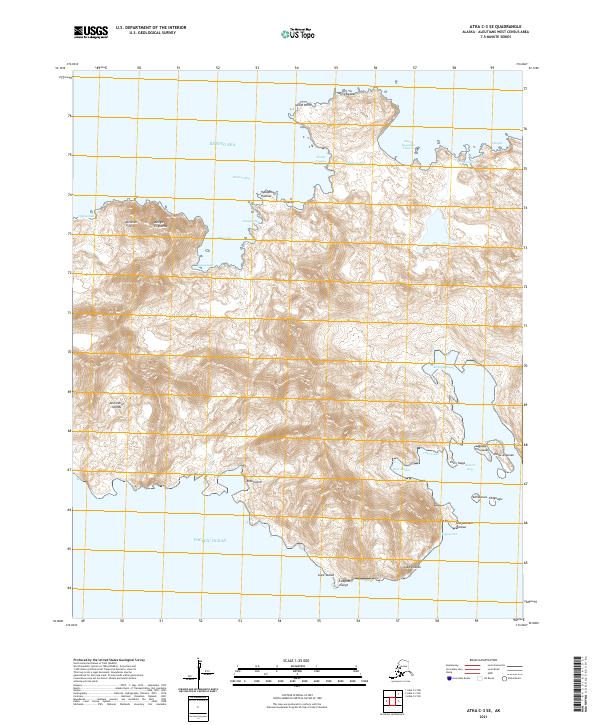 Atka C-3 SE, AK — USGS 7.5-minute topo (2021)