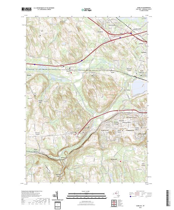 Camillus, NY — USGS 7.5-minute topo (2023)
