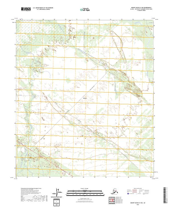 Mount Hayes D-3 NE, AK — USGS 7.5-minute topo (2024)