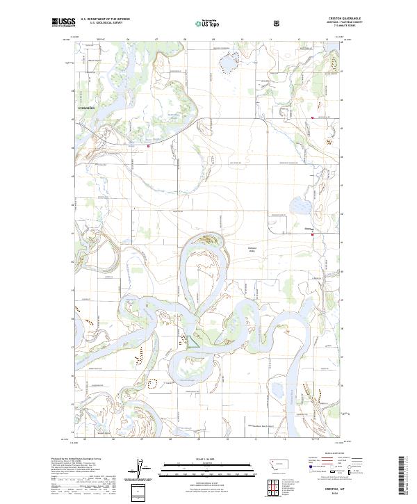 Creston, MT — USGS 7.5-minute topo (2024)