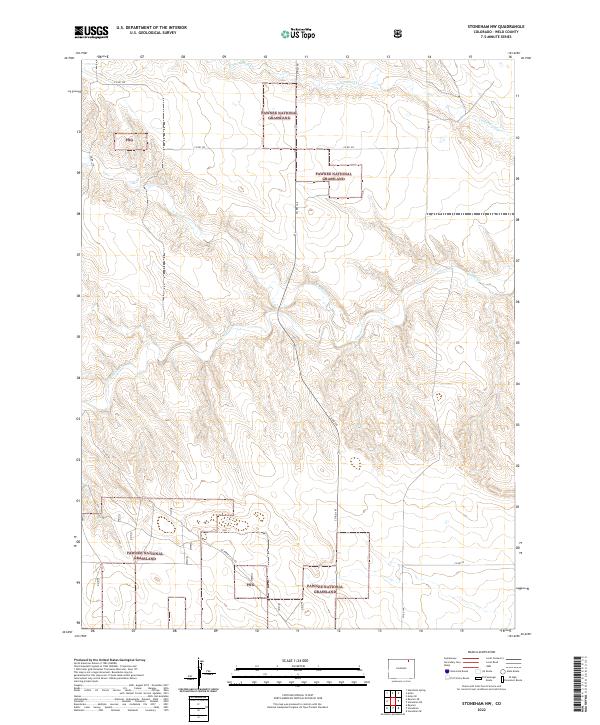 Stoneham NW, CO — USGS 7.5-minute topo (2022)