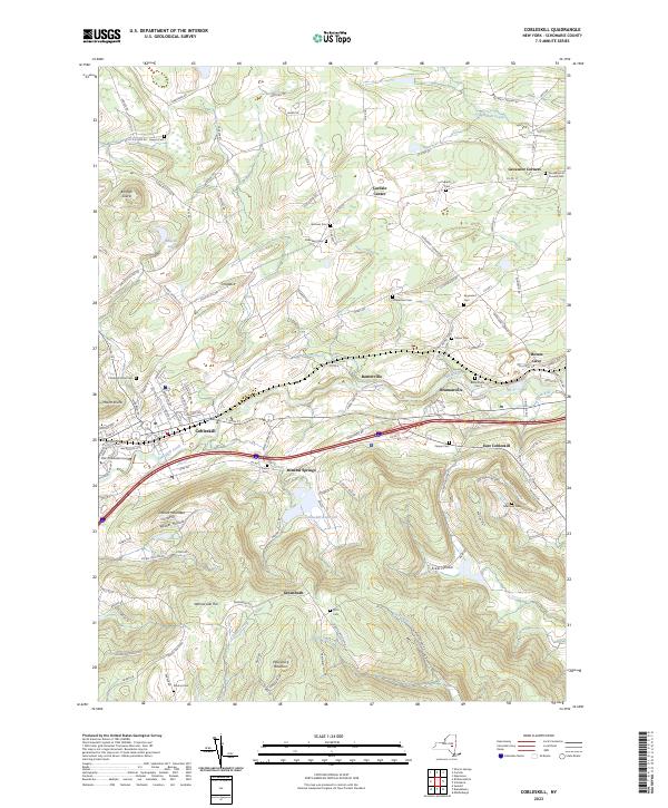 Cobleskill, NY — USGS 7.5-minute topo (2023)