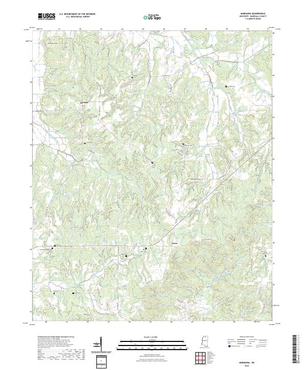 Marianna, MS — USGS 7.5-minute topo (2024)