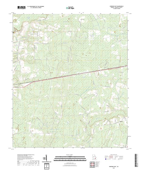 Hoboken East, GA — USGS 7.5-minute topo (2024)