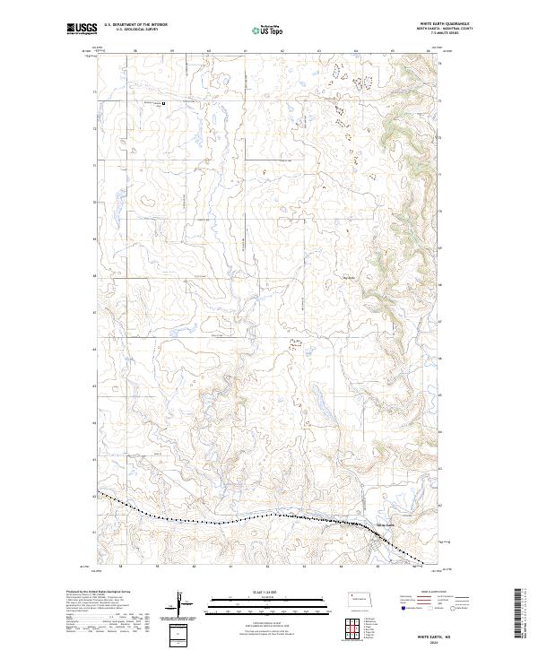 White Earth, ND — USGS 7.5-minute topo (2024)