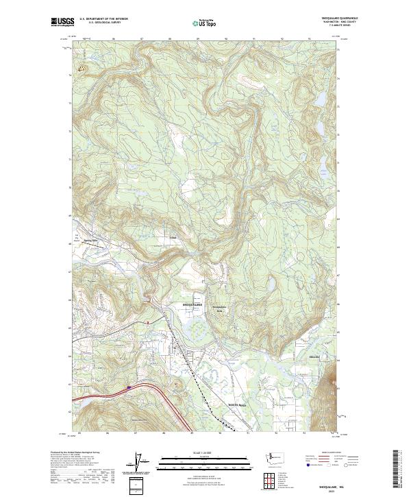 Snoqualmie, WA — USGS 7.5-minute topo (2023)