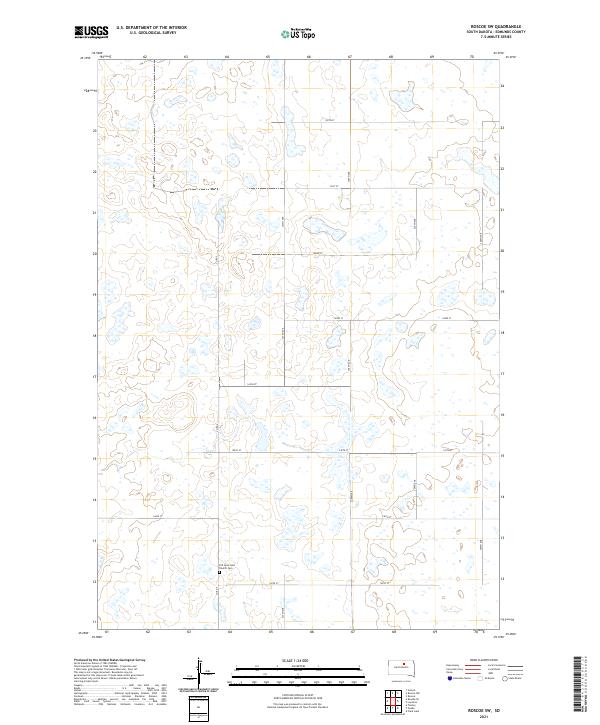 Roscoe SW, SD — USGS 7.5-minute topo (2021)