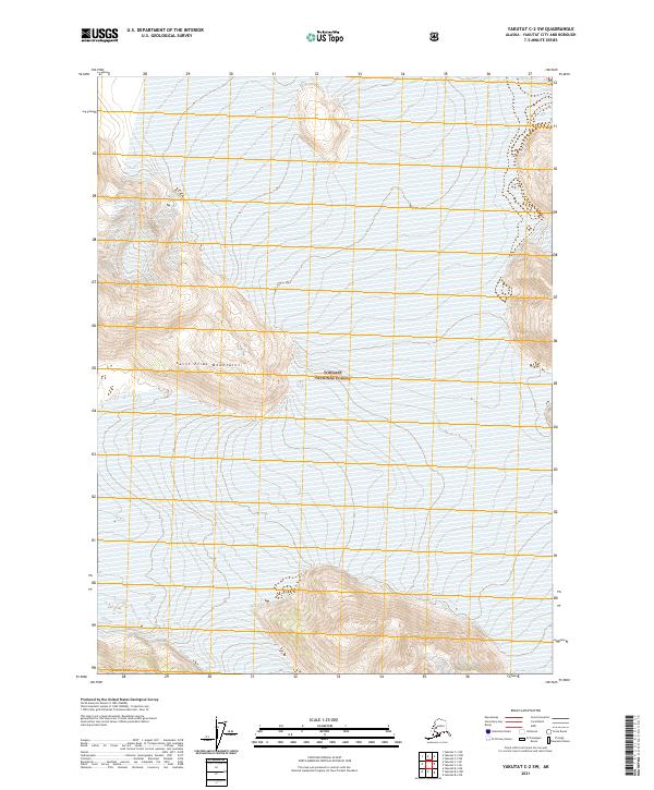 Yakutat C-2 SW, AK — USGS 7.5-minute topo (2021)