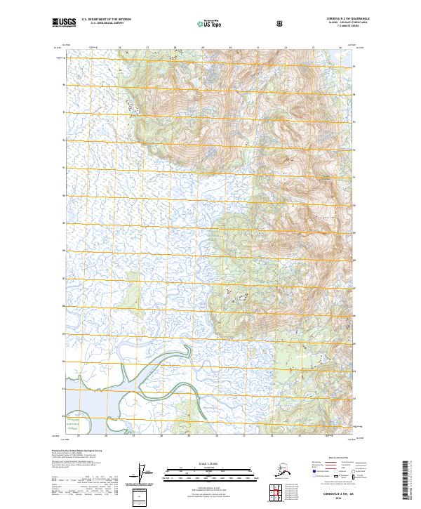 Cordova B-2 SW, AK — USGS 7.5-minute topo (2024)