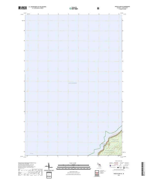 Wood Island SE, MI — USGS 7.5-minute topo (2023)