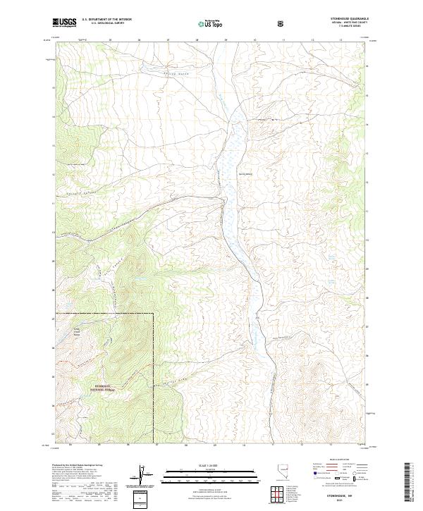 Stonehouse, NV — USGS 7.5-minute topo (2021)
