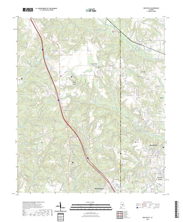 Deatsville, AL — USGS 7.5-minute topo (2024)